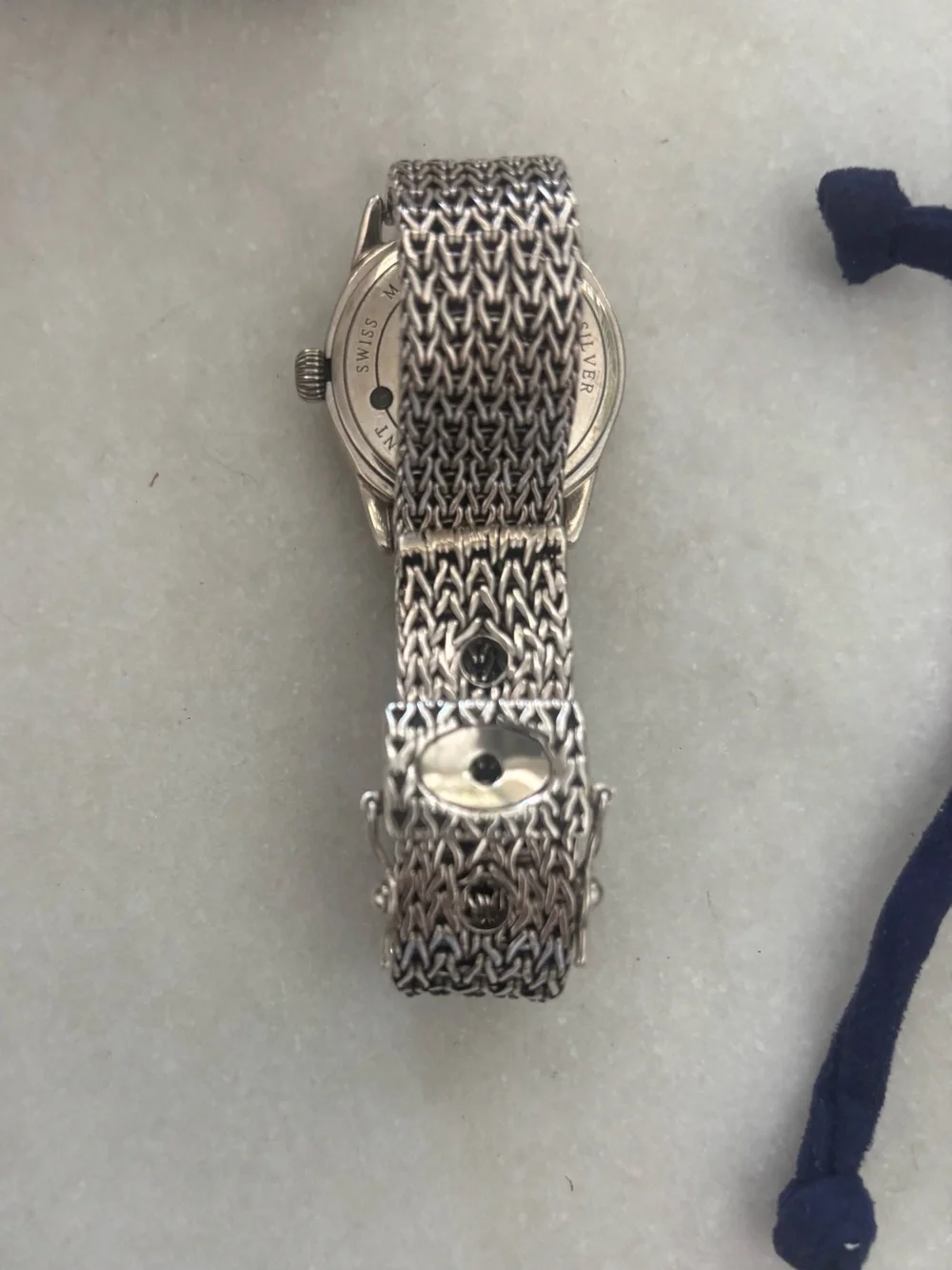 Vintage John Hardy Sterling Silver Woven Woman’s Watch